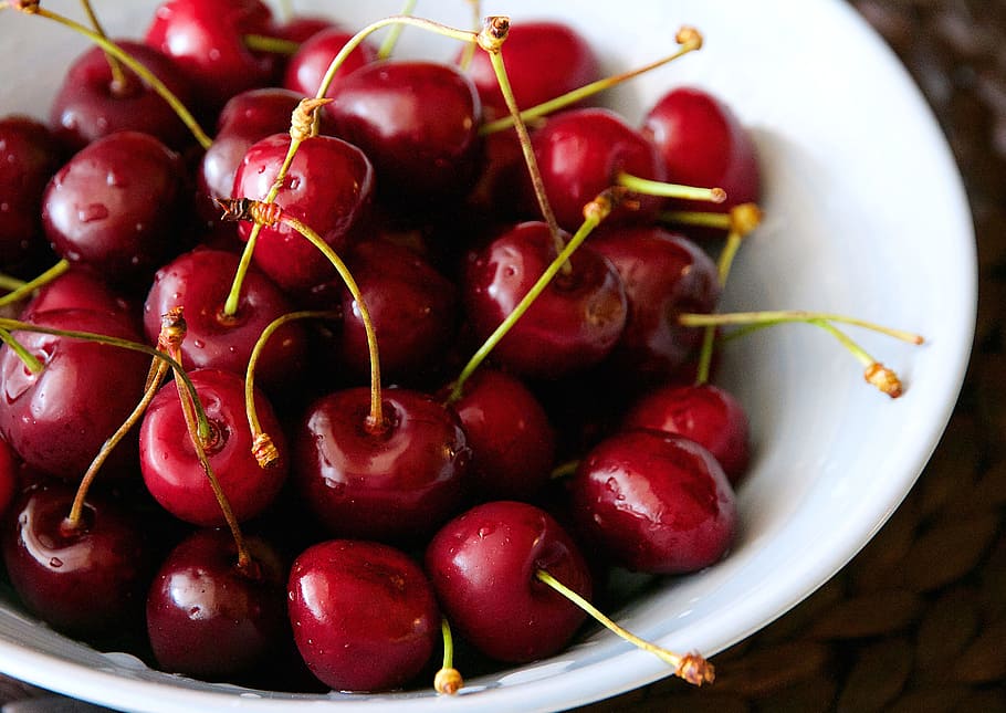 food, fruit, cherry, freshness, juicy, snack, greet, succulent HD wallpaper