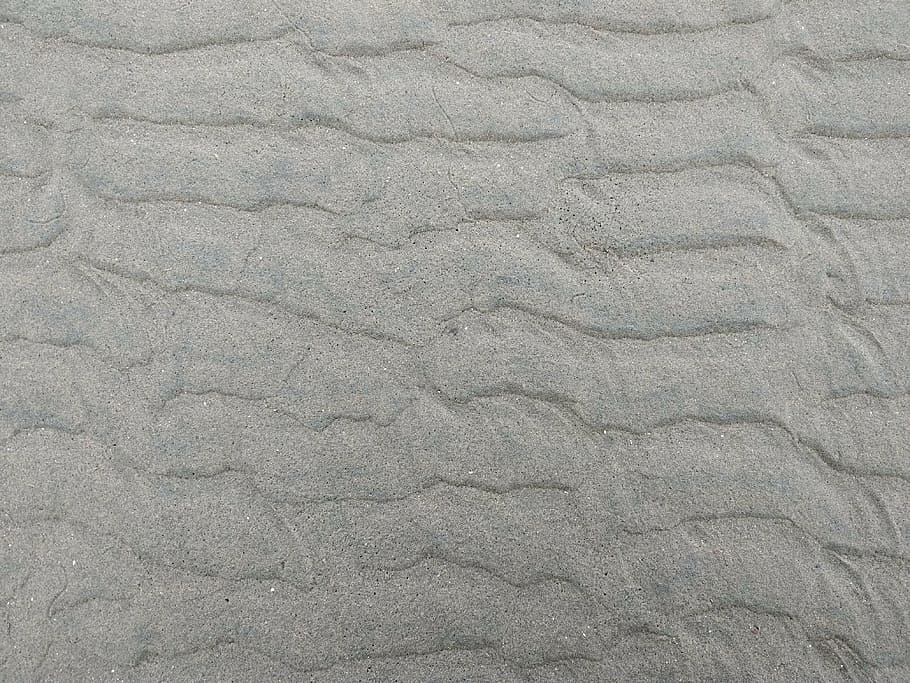 sand, structure, bank, wave, beach, mood, backgrounds, full frame HD wallpaper