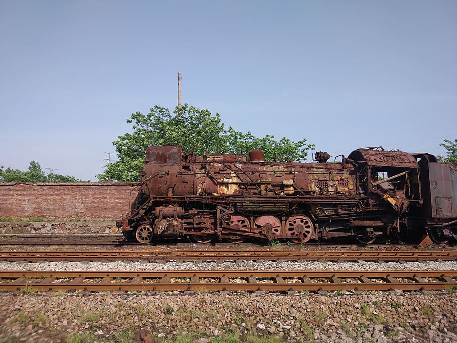train, machinery, industrial, rail transportation, track, railroad track HD wallpaper