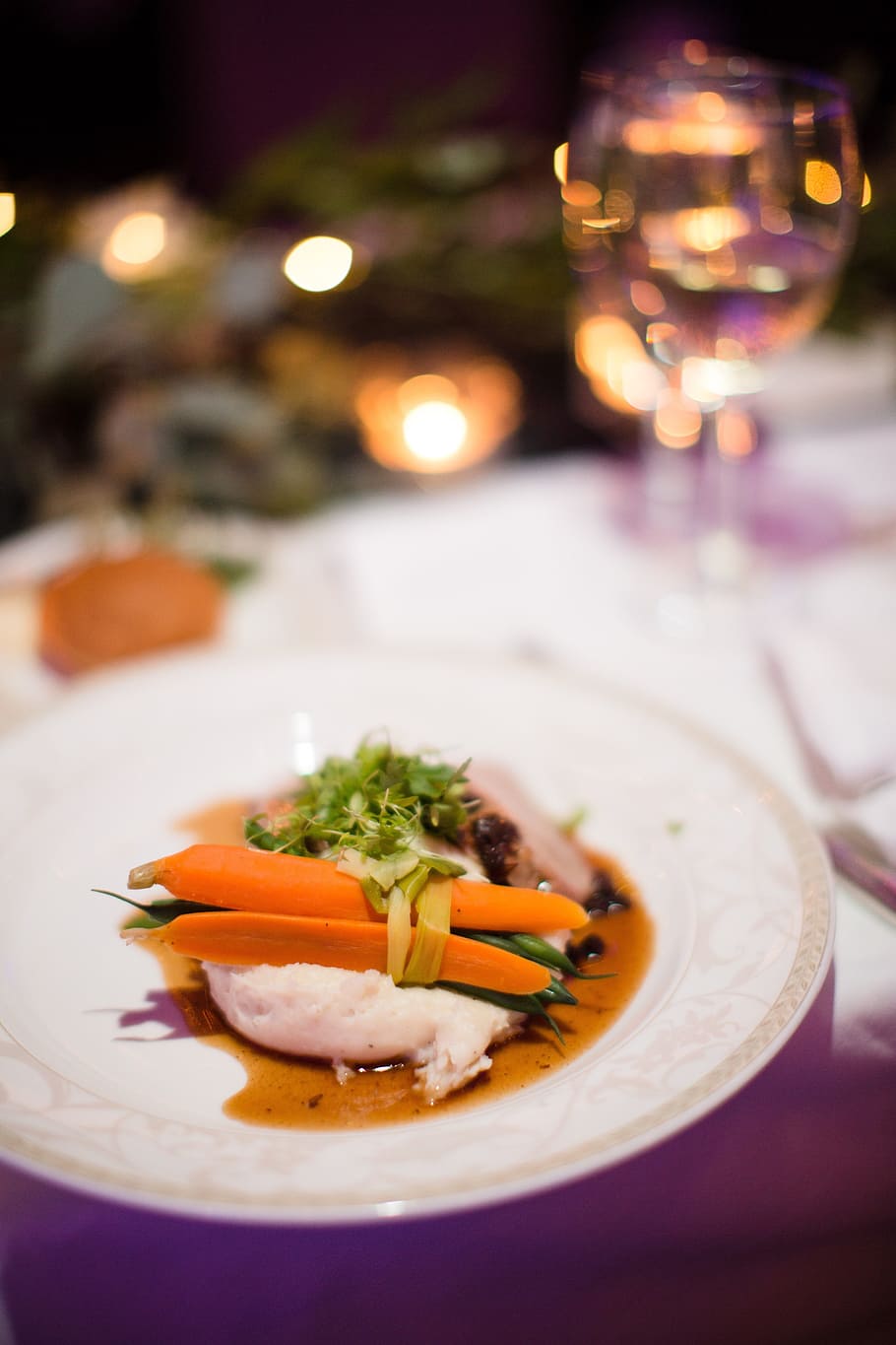 fine dining, table setting, dinner, food and drink, plate, healthy eating HD wallpaper