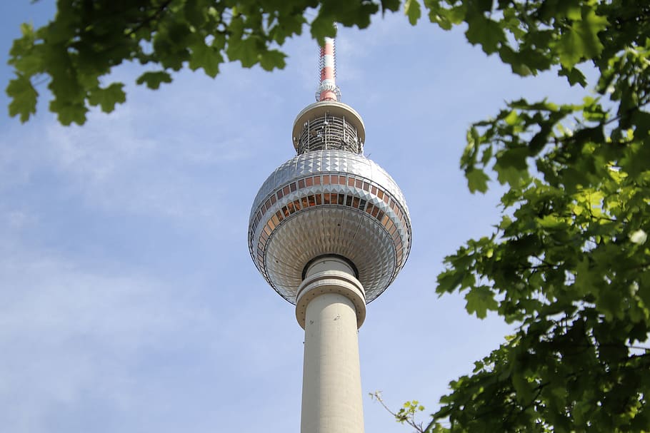 tv tower, berlin, alexanderplatz, capital, germany, landmark, HD wallpaper