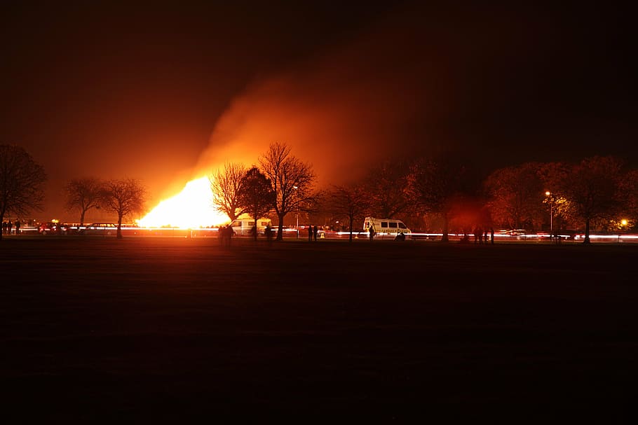 fire, heat, combustible, flame, flames, hot, bonfire, celebration HD wallpaper