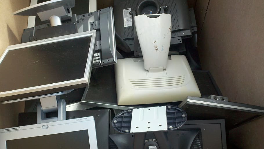 monitors, electronics, technology, display, screen, indoors HD wallpaper