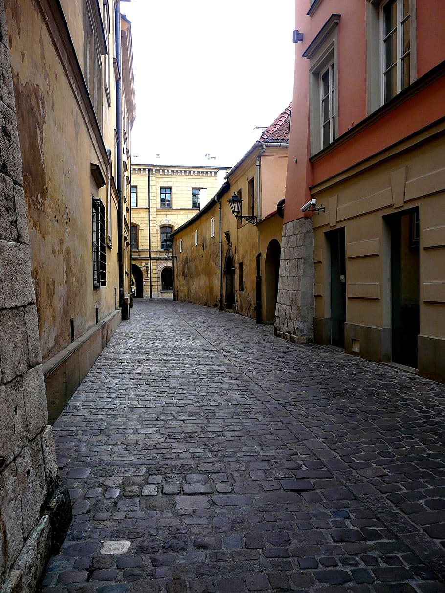 poland, kraków, architecture, street, built structure, building exterior HD wallpaper