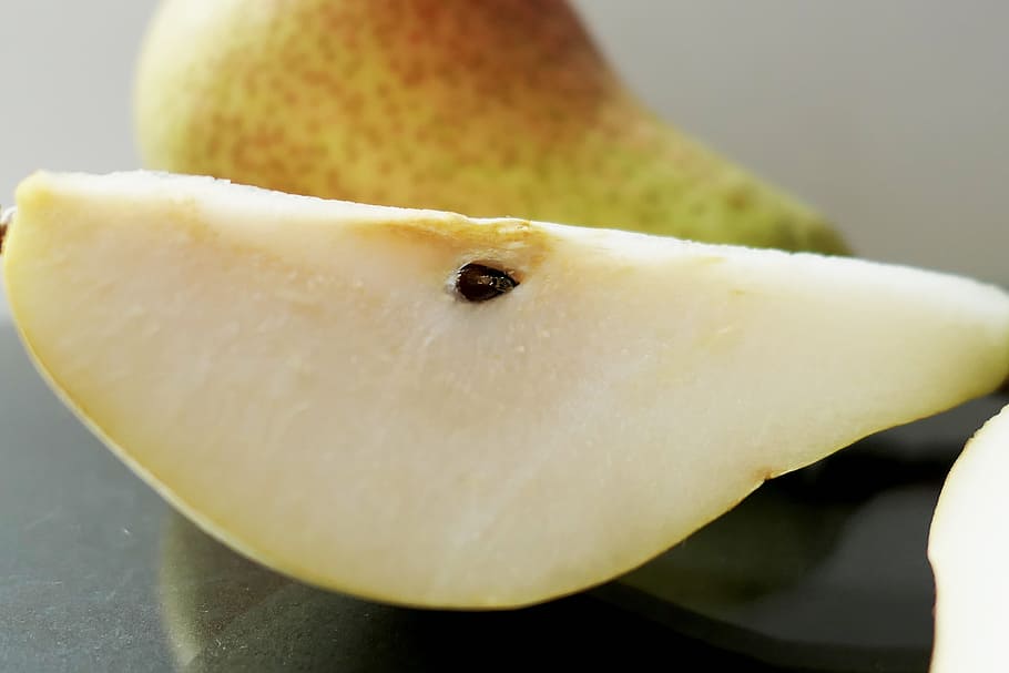 pear, fruit, bio, late summer, green yellow, delicious, ripe HD wallpaper
