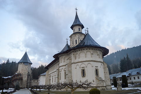 putna monastery, romania, architecture, building exterior, built structure HD wallpaper