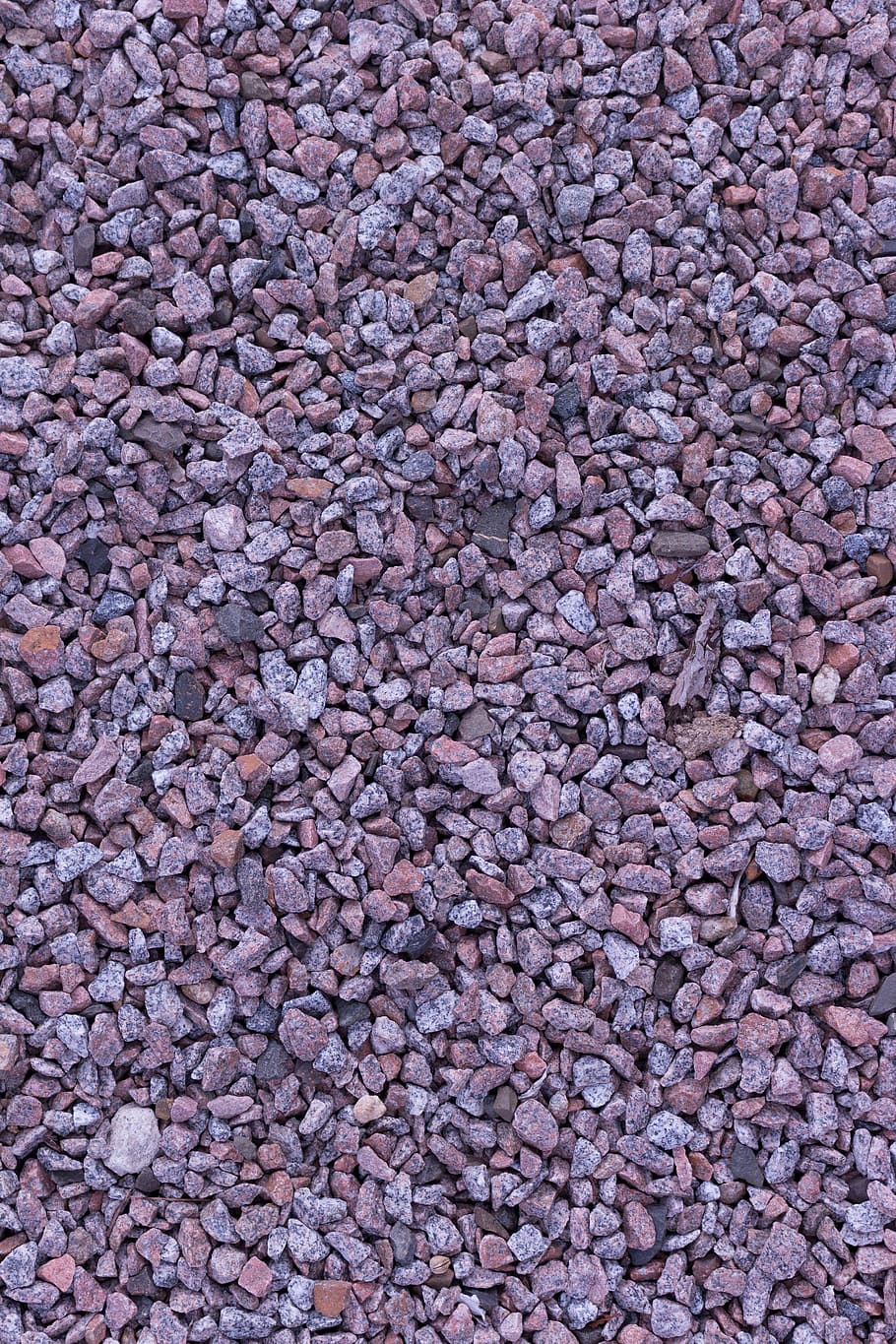 photo of brown and gray gravel lot, pebbles, grey, stones, steinchen, HD wallpaper