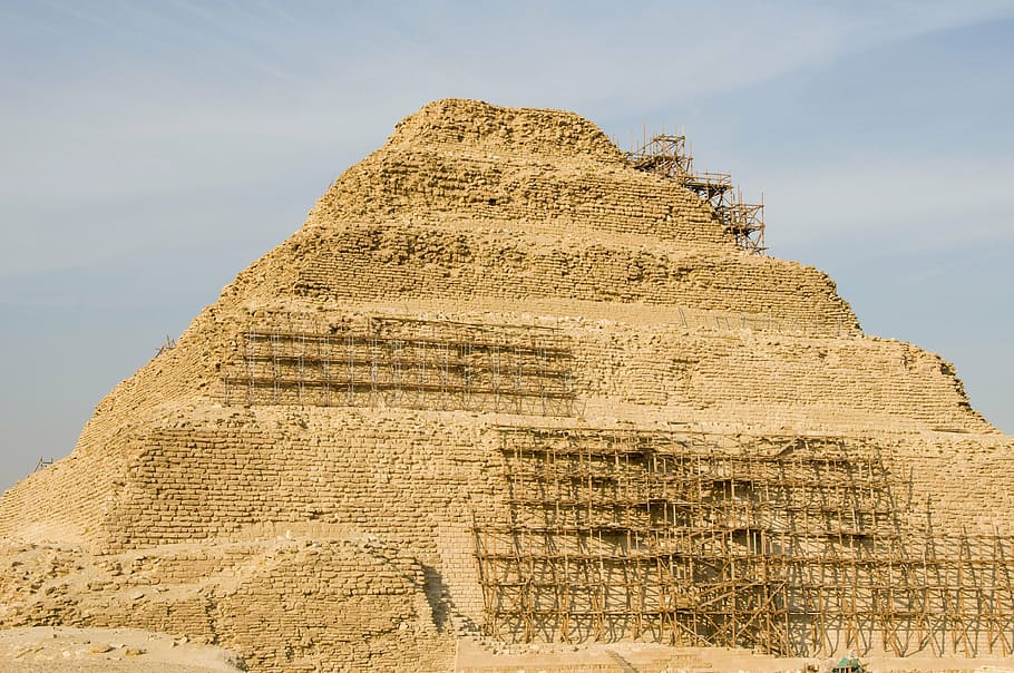 pyramid, egypt, desert, grave, weltwunder, tomb, africa, travel destinations, HD wallpaper