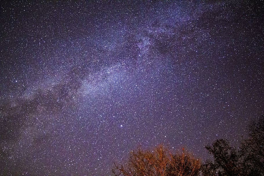 constellation of stars, photograph of milky way, sky, starry HD wallpaper