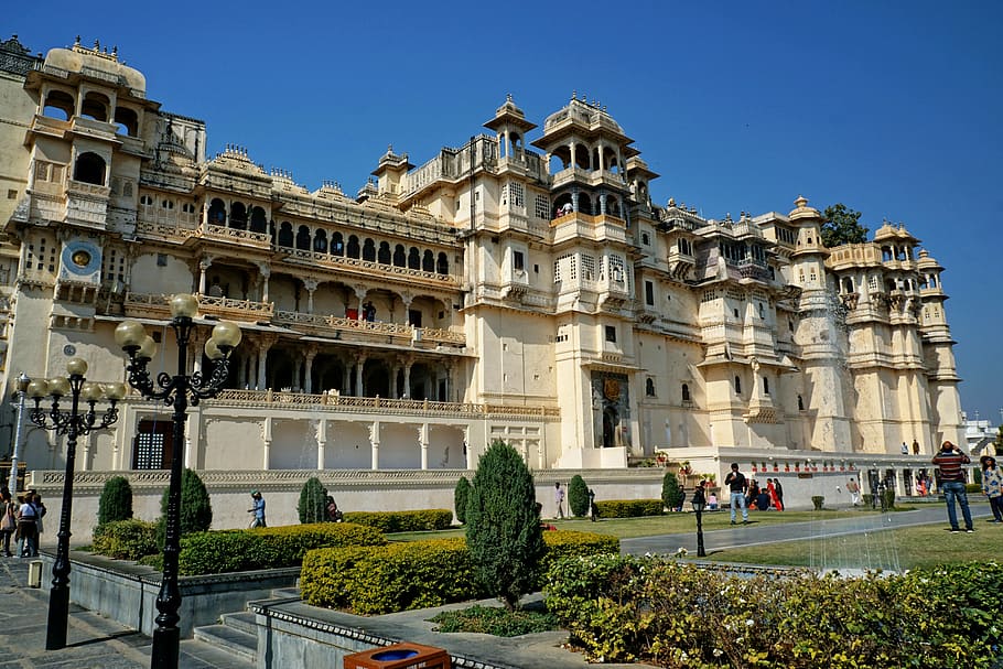 udaipur, city palace, architecture, travel, old, antiquity, HD wallpaper