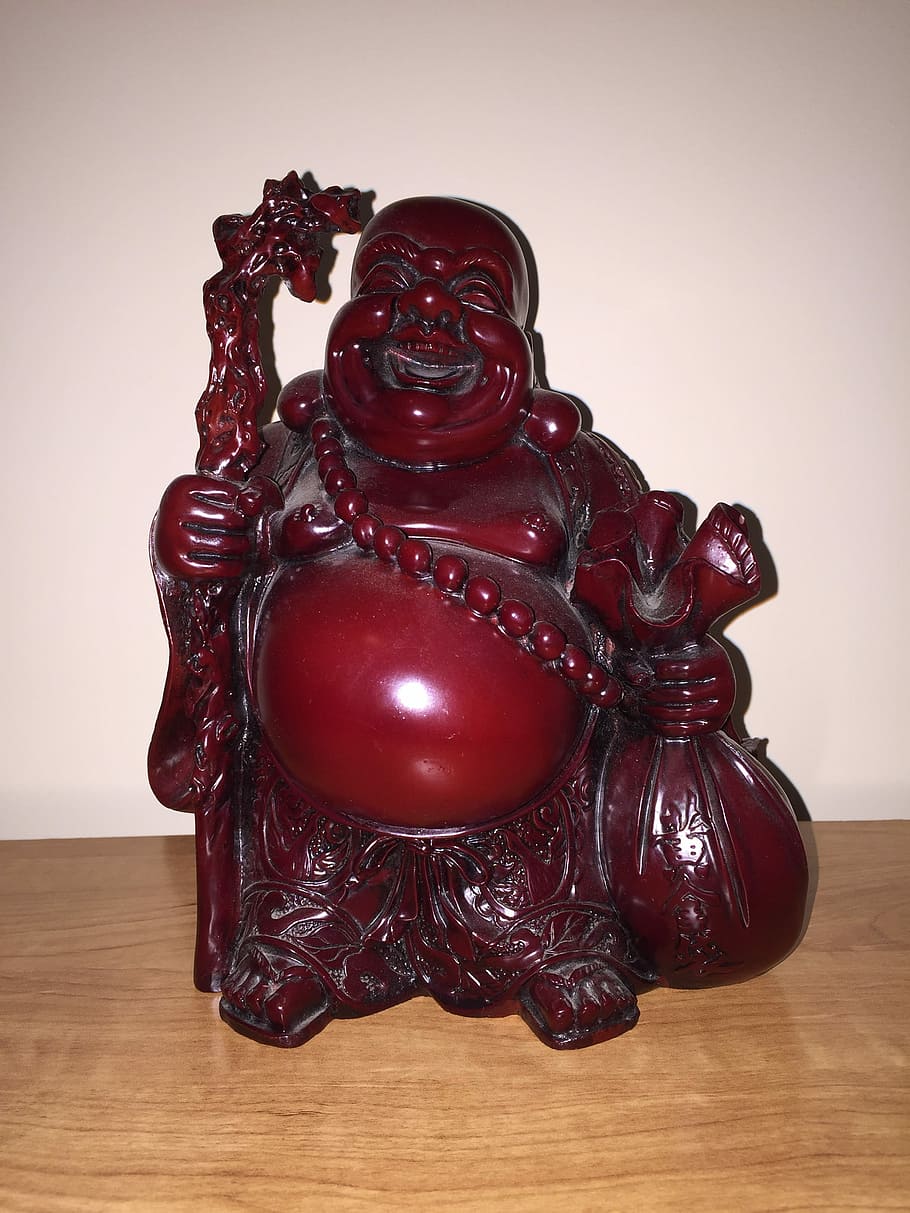 Buddha, Peace, Buddhist, Statue, buddhist statue, red, indoors HD wallpaper