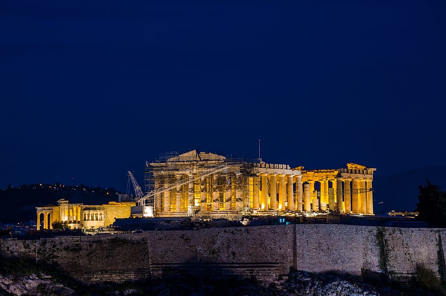Greece, Acropolis, Athens, Ancient, history, greek, architecture HD wallpaper
