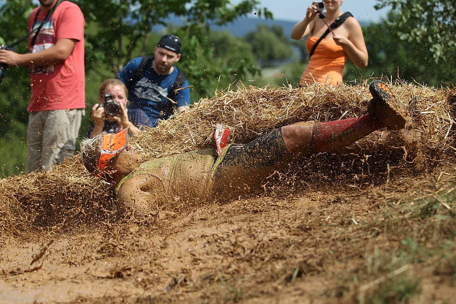 Steeplechase, Cross Country, mudrun, extreme running, strongman, HD wallpaper