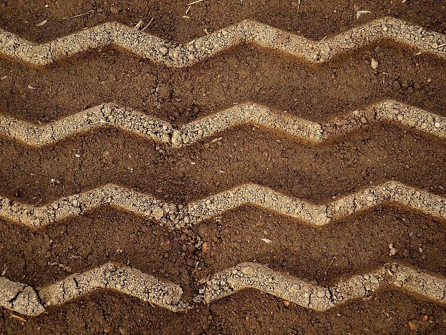 print, track, field, clay, tire tracks, full frame, backgrounds HD wallpaper