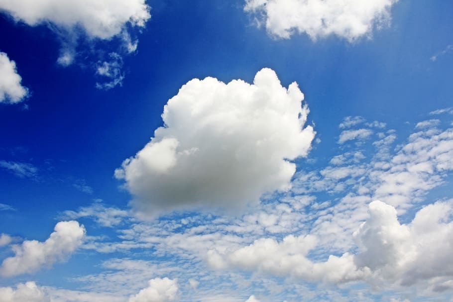white cloud, clouds, sky, blue, clouds form, nature, weather HD wallpaper