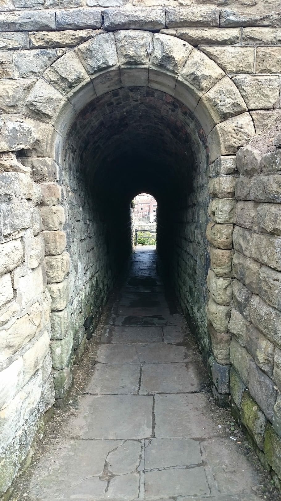 Tunnel, Stone, arch, architecture, stone material, built structure HD wallpaper