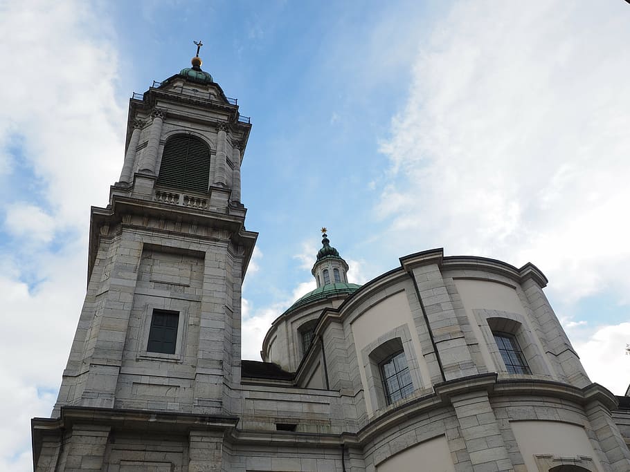 st ursus cathedral, nave, solothurn, cathedral of st urs und viktor, HD wallpaper