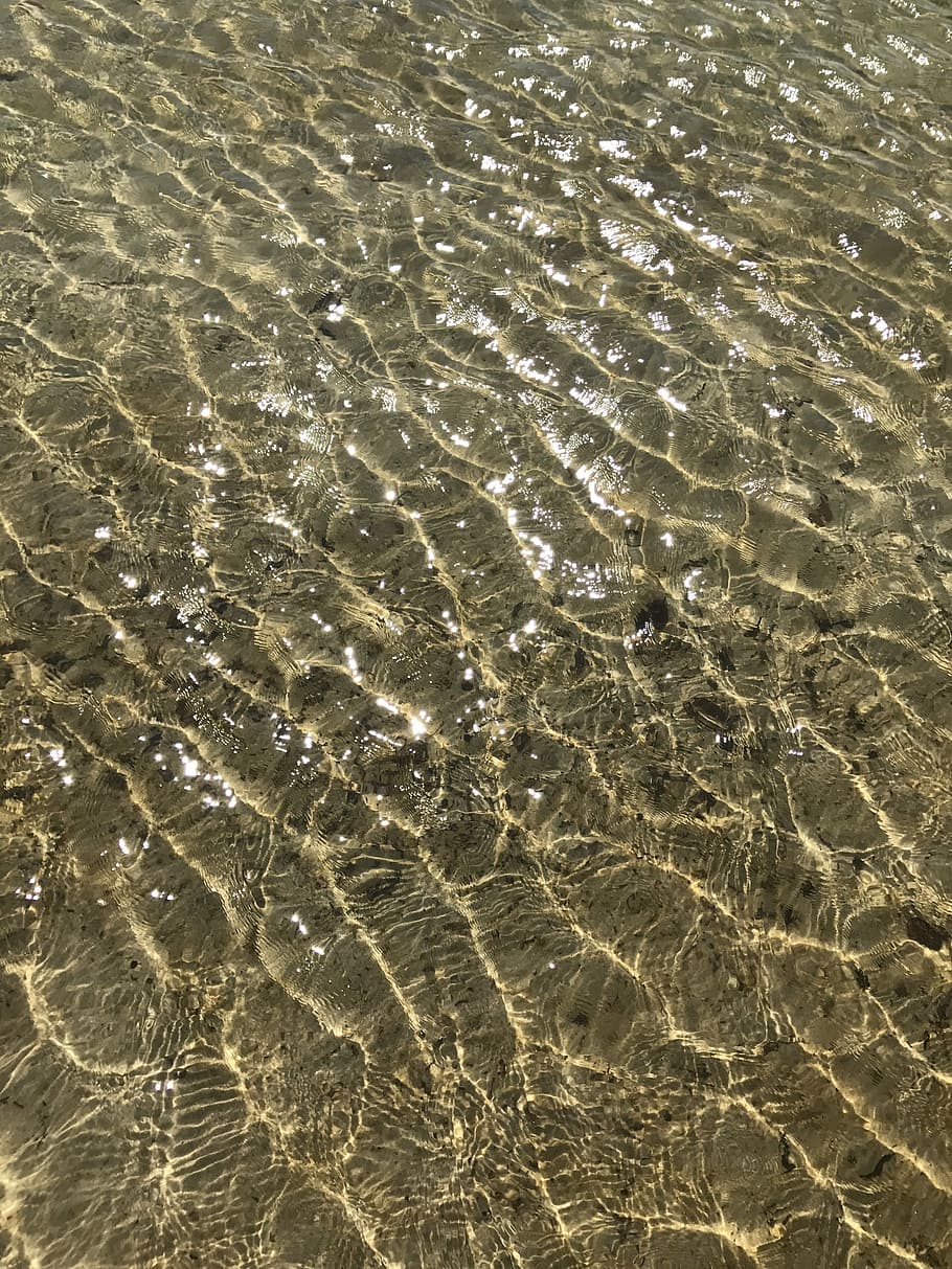 mar, reflection, waves, water, brazil, quiet, full frame, backgrounds HD wallpaper