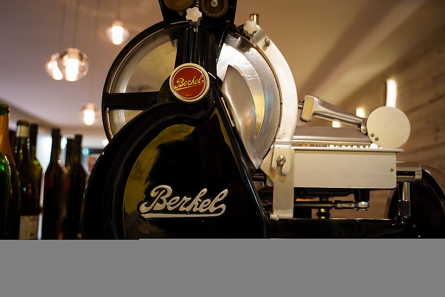 machine, cutting machine, knife, ham, noble, analog, gourmet HD wallpaper