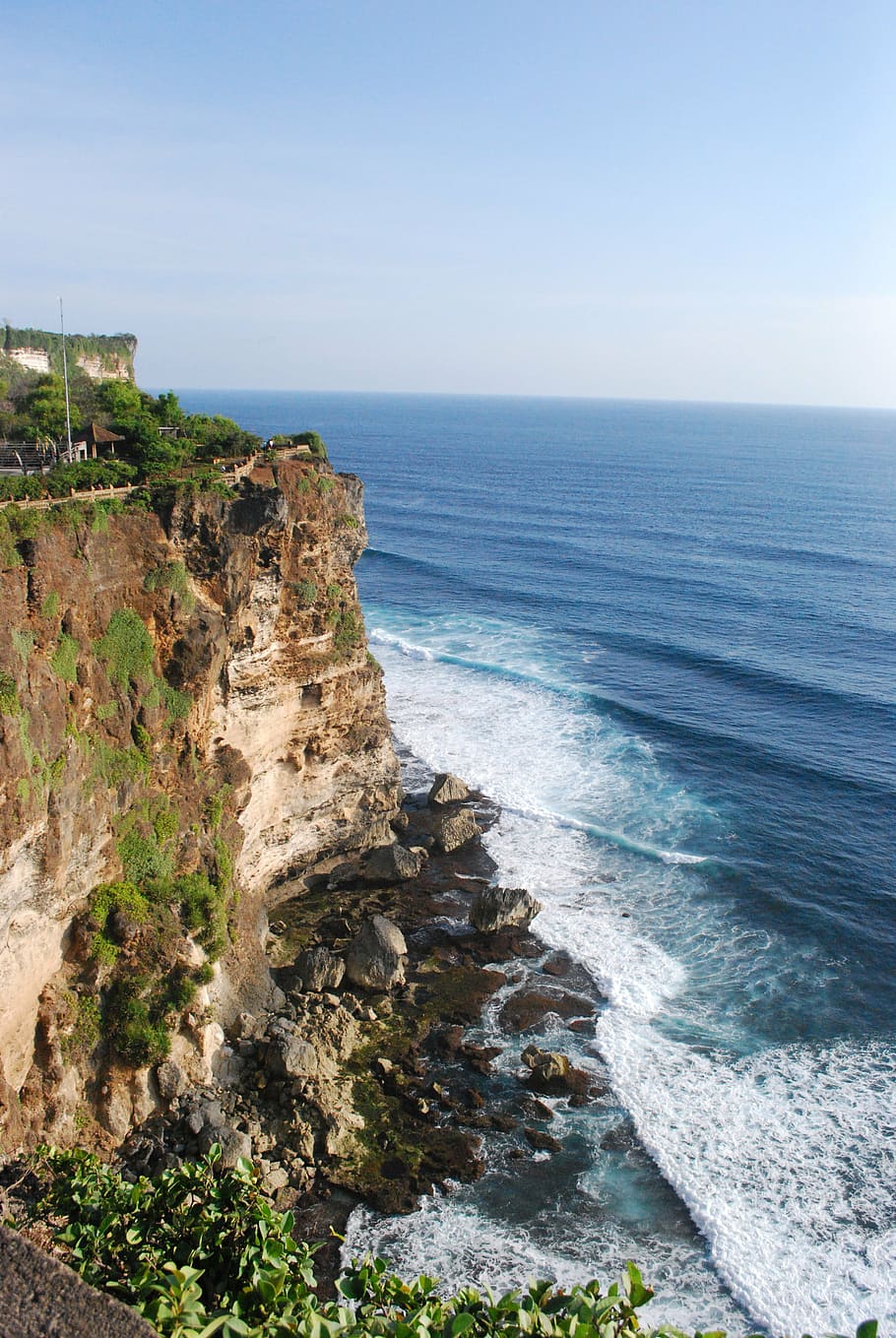 bali, sea, cliff, water, beauty in nature, scenics - nature HD wallpaper