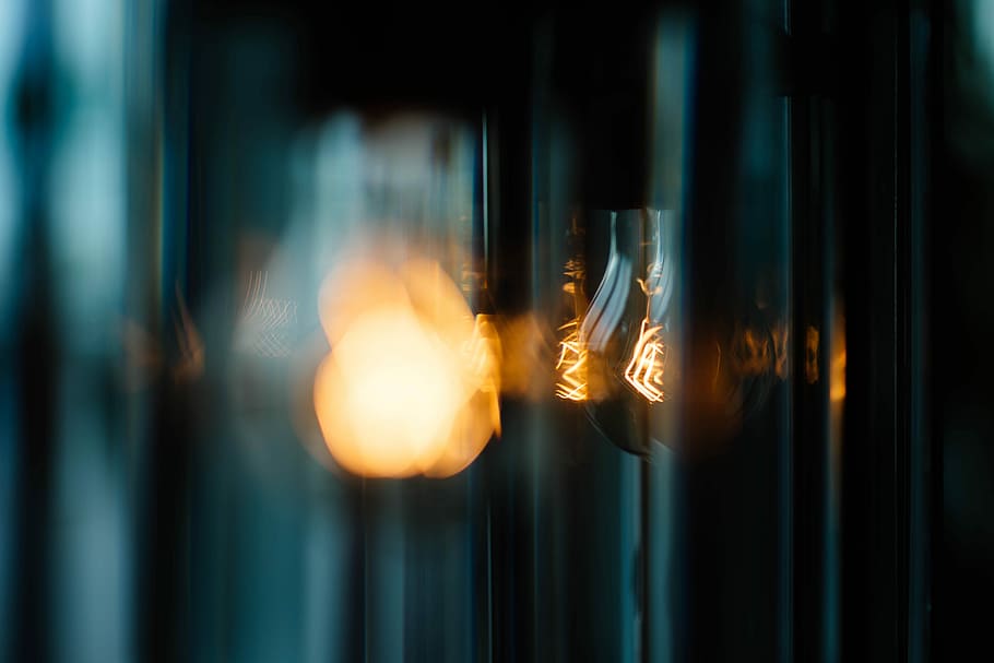 untitled, lights, lightbulb, filament, glass - material, close-up HD wallpaper