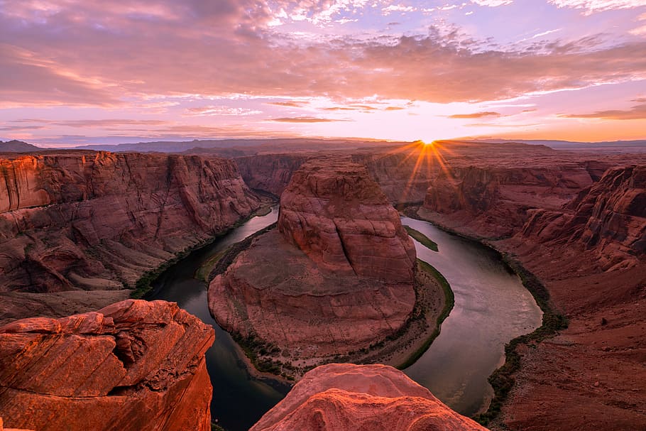 aerial photography of brown island, birds eye view of Grand Canyon during daytime, HD wallpaper