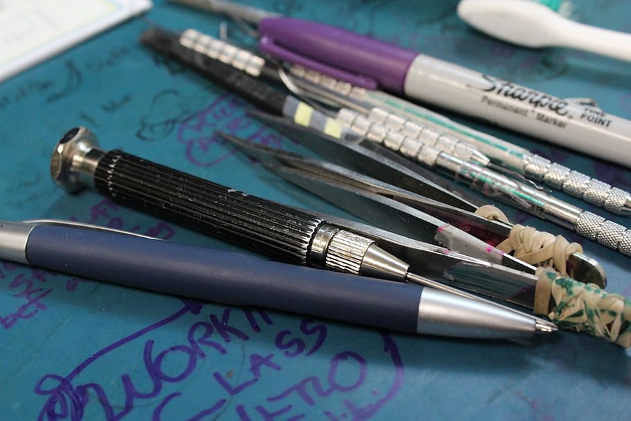 john's, tools, pens, art and craft, close-up, creativity, indoors HD wallpaper