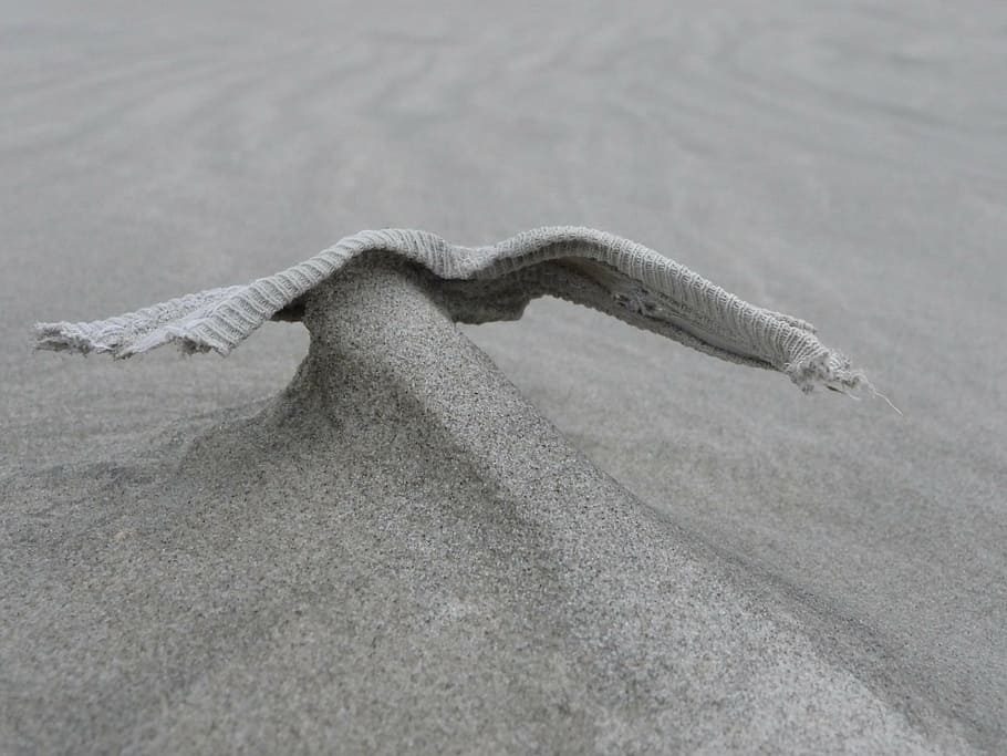 beach, sand, abstract, wings, nature, wind, figure, no people HD wallpaper