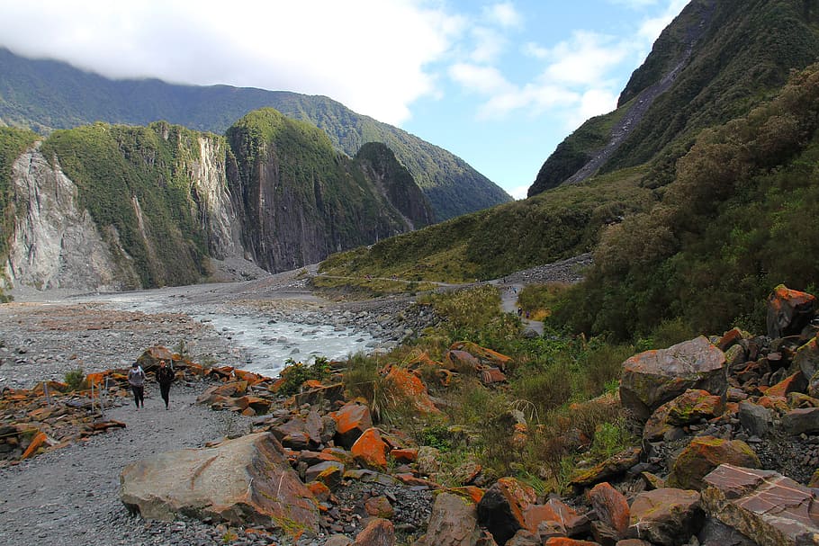 Ice, Glacier, Cold, Walk, Stone, adventure, climbing, scenery HD wallpaper