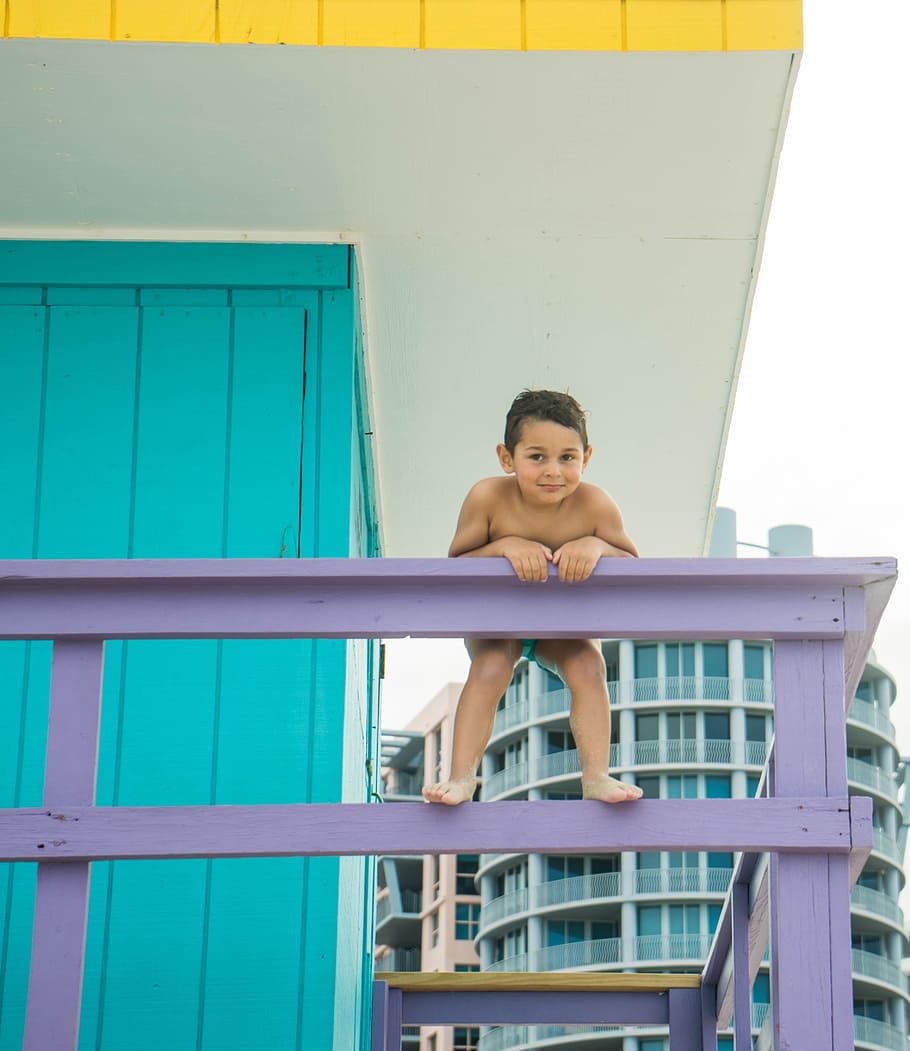 Boy, Beach, Posing, Playful, Person, people, summer, happy HD wallpaper