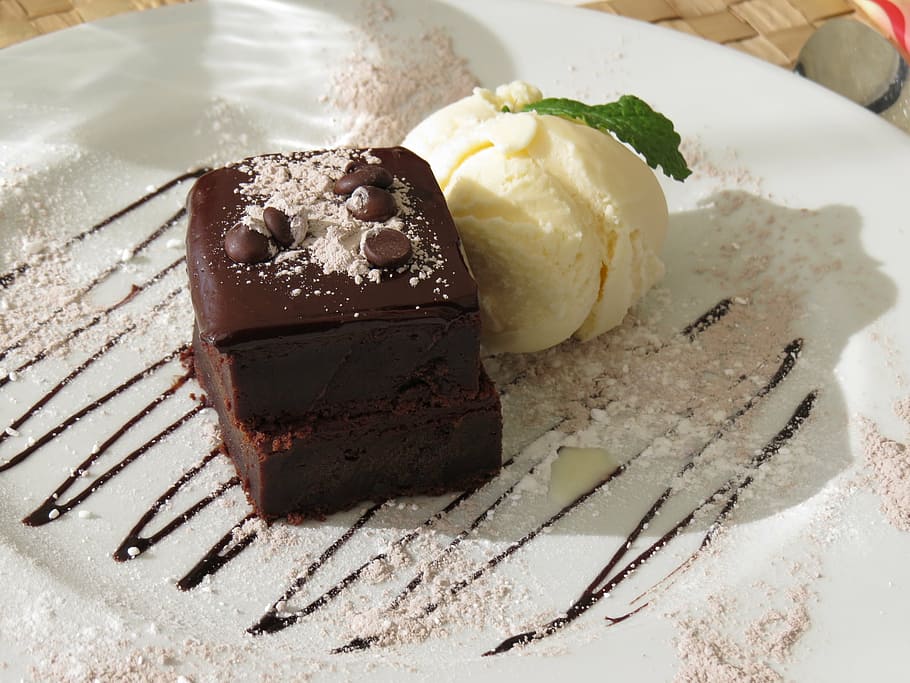 ice, sweet, breakfast, light, dessert, sweet food, indulgence HD wallpaper