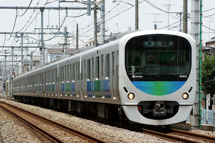 Seibu Ikebukuro Line in Nerima, Japan, photos, public domain, HD wallpaper