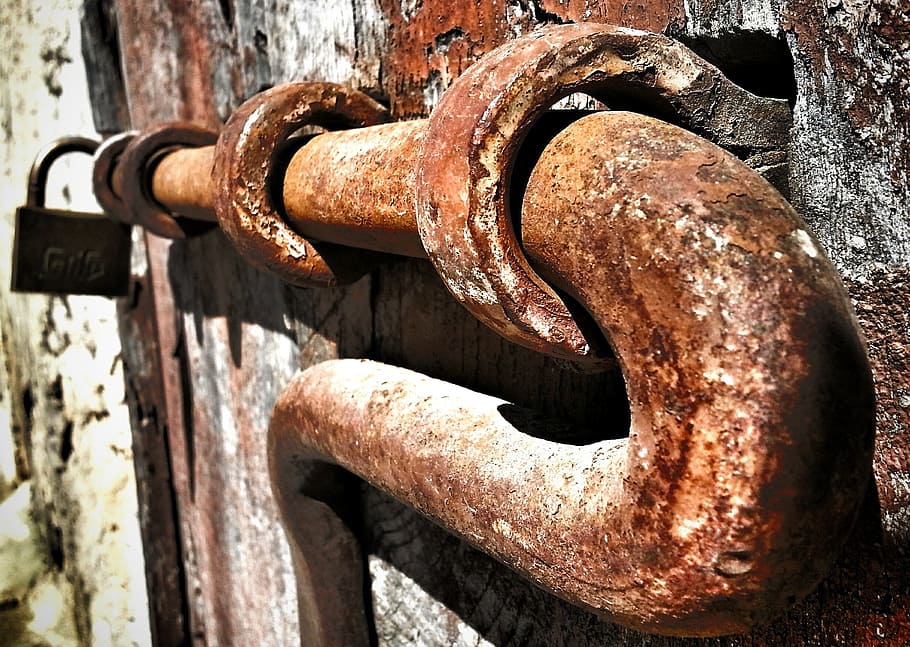 handle, ancient, door, metal, rusty, old, weathered, no people HD wallpaper