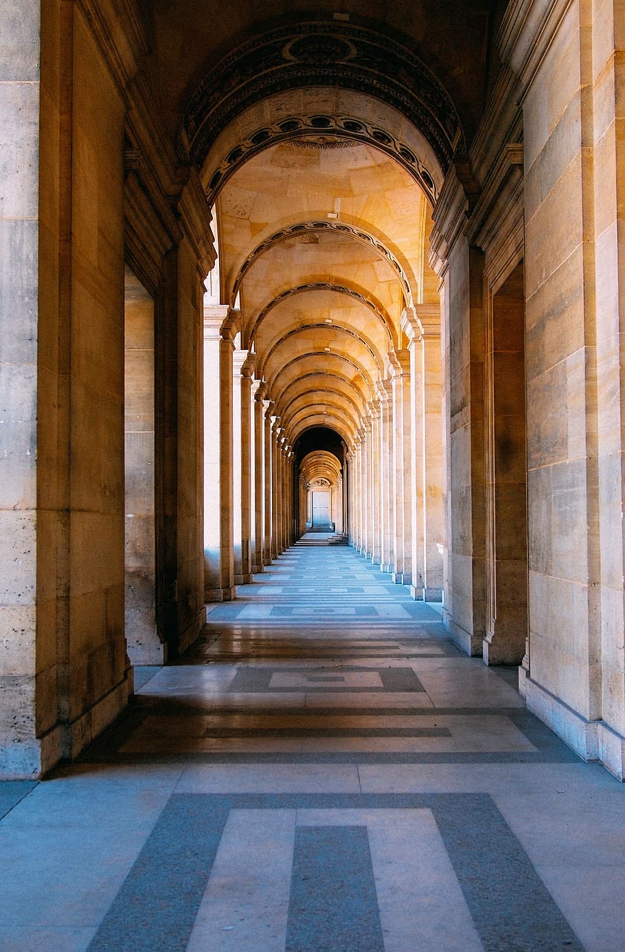brown concrete dome pathway, aisle, hallway, corridor, architecture HD wallpaper