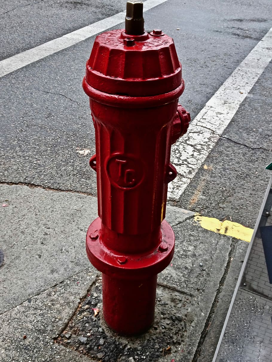 Fire Hydrant, Red, Water, Emergency, metal, extinguisher, street HD wallpaper