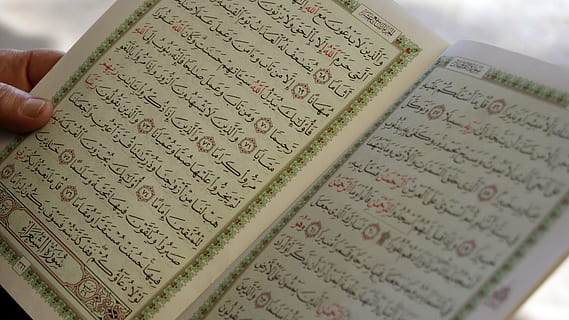 white and green text book, allah, hand, islam, islamic, mohammed HD wallpaper
