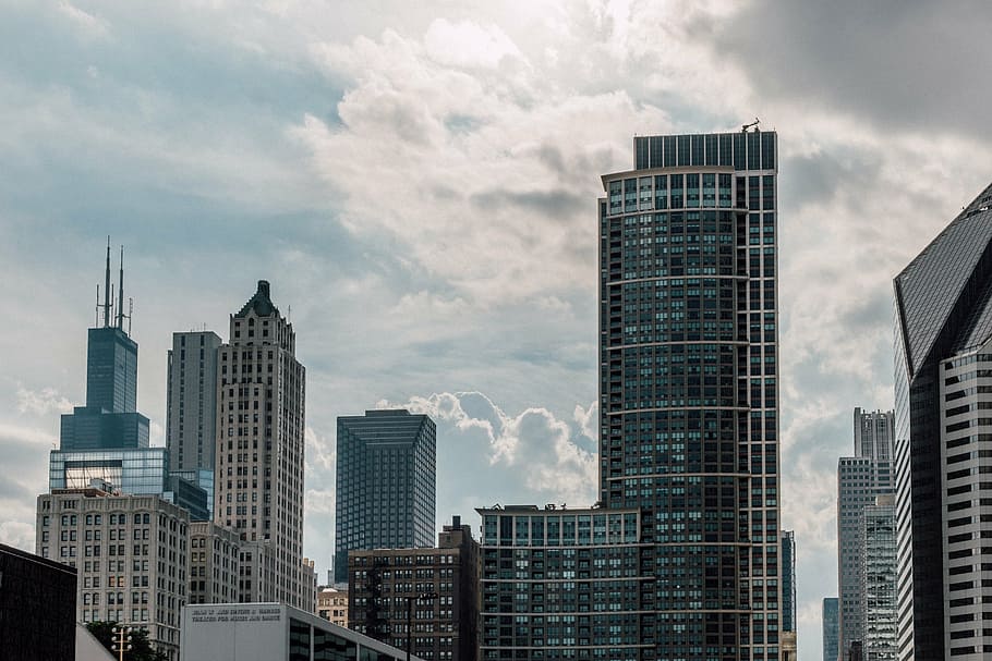 photo of high-rise building, architecture, infrastructure, sky HD wallpaper