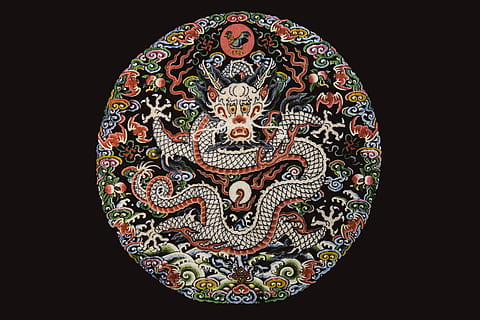 拍摄于印刷出版工艺学校, multicolored floral and dragon illustration HD wallpaper
