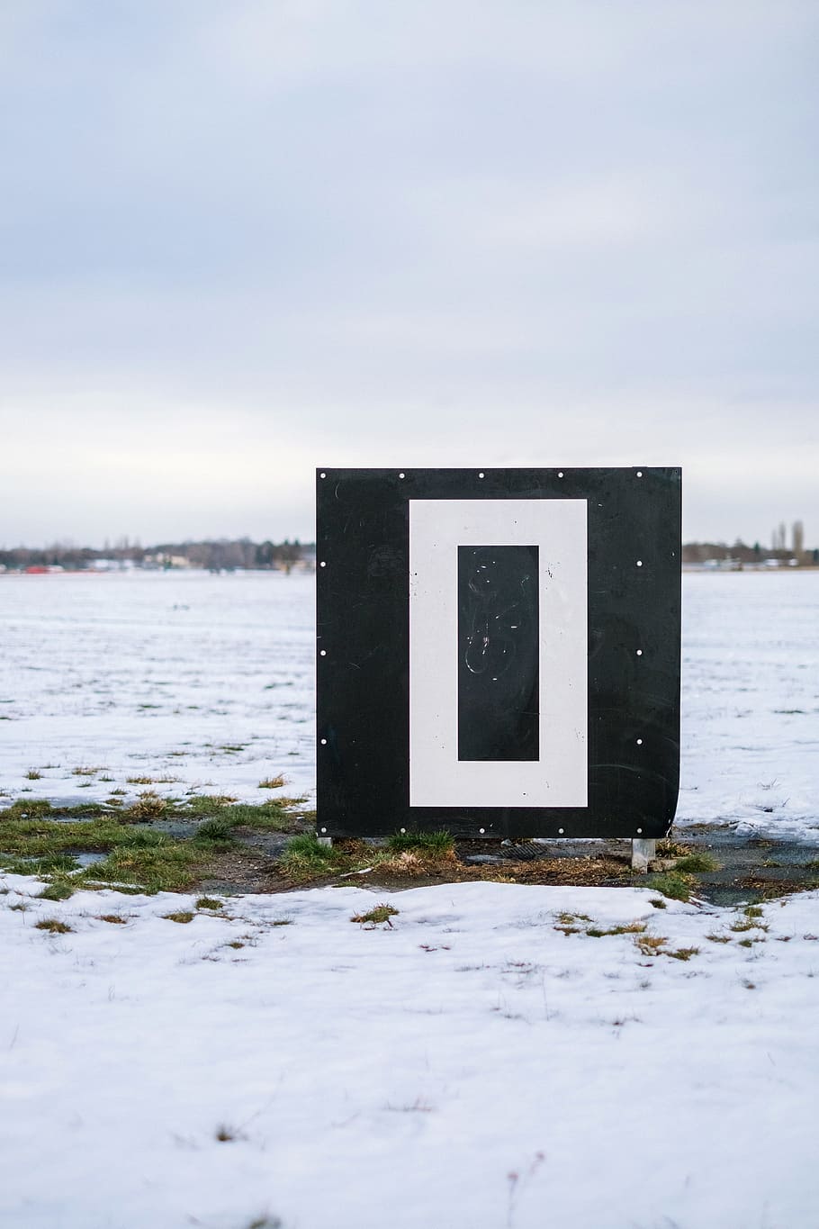 photography of white and black container on field, black and black wooden board HD wallpaper