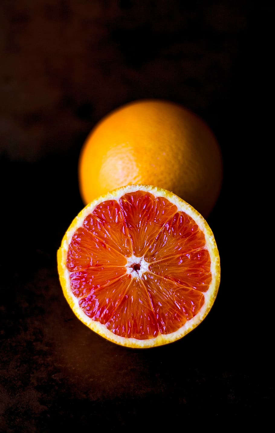 Blood orange, citrus, fruit, minimalistic, red, simplistic, citrus Fruit