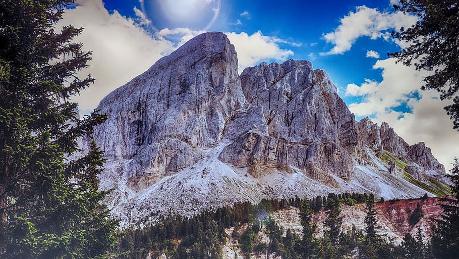 Rock, Nature, Landscape, Stone, sky, outdoor, hill, sunlight HD wallpaper