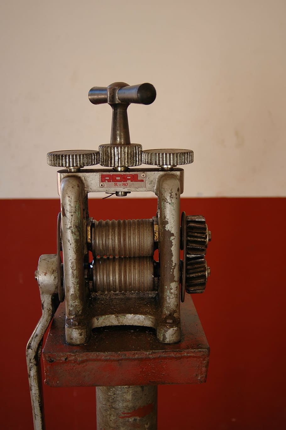 mechanical, machine, old, roal r-80, mexico, wall - building feature HD wallpaper