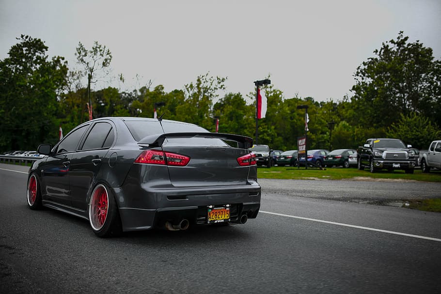 mitsubishi, workwheels, lancer, mode of transportation, motor vehicle HD wallpaper