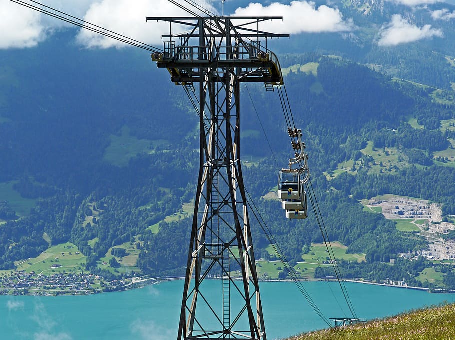 cabins - group orbit, beatenberg, niederhorn, thun lake, bernese oberland, HD wallpaper