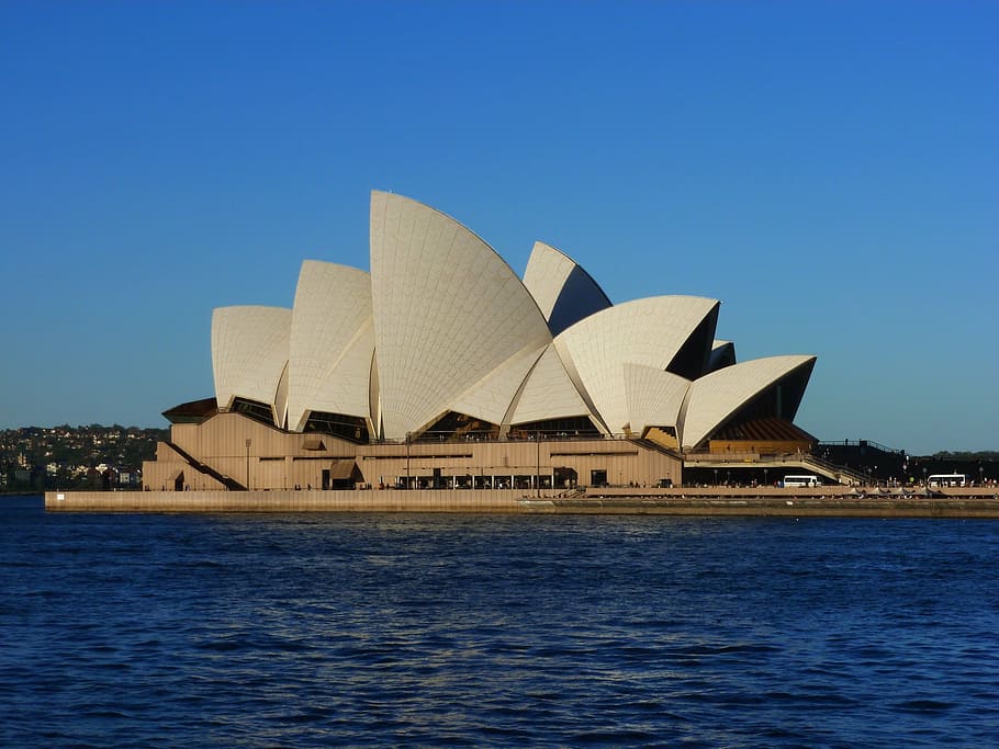 sydney, opera, house, architecture, building exterior, water HD wallpaper