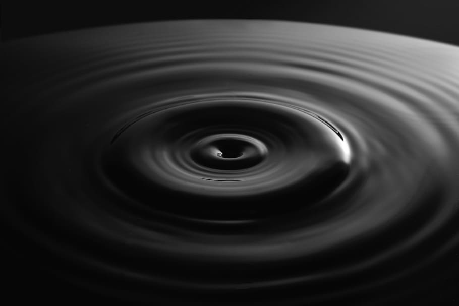 close-up photo of water ripple, closeup photography of drop of water HD wallpaper