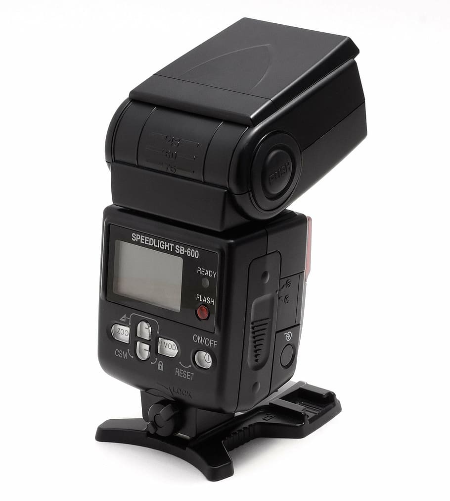 nikon, sb, back, white background, studio shot, cut out, technology HD wallpaper