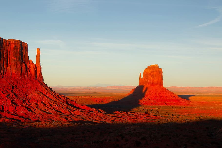 monument valley, utah, tourism, desert, landscape, scenic, dry HD wallpaper