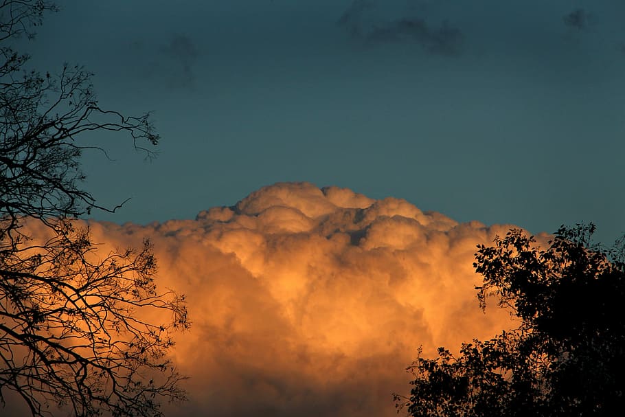 Sky, Clouds, Nature, White, blue, weather, cloudscape, summer HD wallpaper