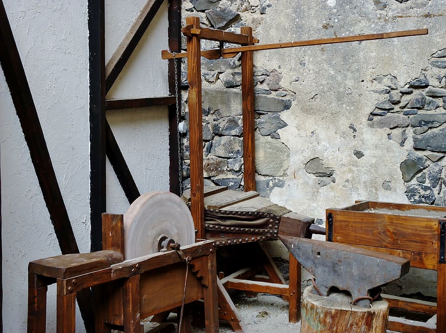 tools, castle, medieval, middle age, wood - material, architecture HD wallpaper